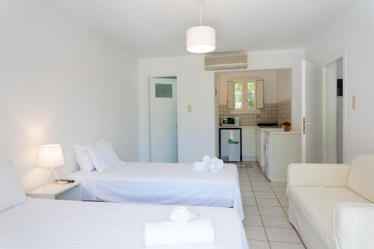 Tzane Studios & Apartments - Steps Away From Golden Beach 흐리시 악티 외부 사진